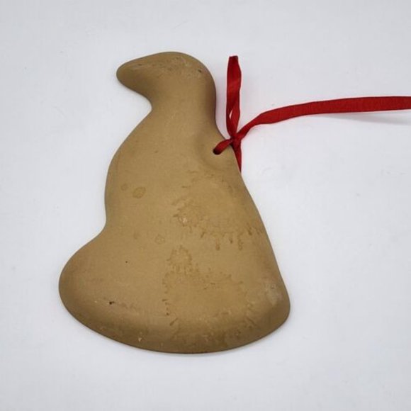 Vintage 1984 Brown Bag Cookie Art Duck with Eggs Cookie Mold Press - Picture 2 of 3